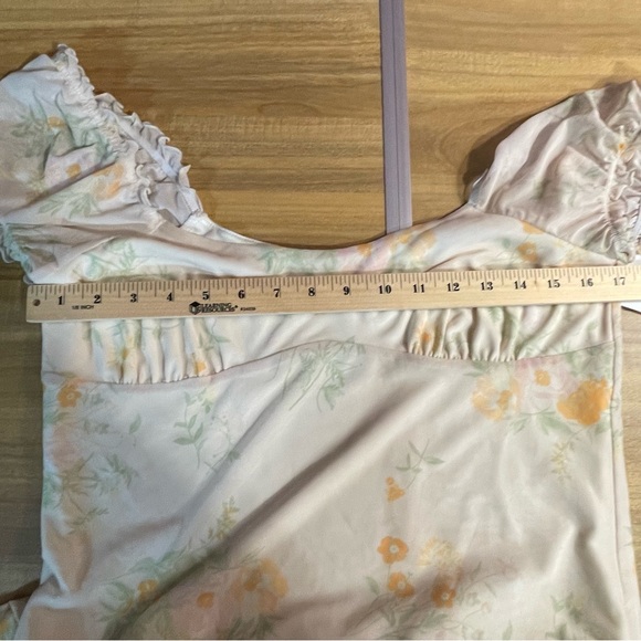 Abound Cream Floral Detail Dress - Picture 4 of 8